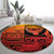 Ia Ora Na Marquesas Islands Round Carpet Mata Tiki Marquesan Tattoo LT14 - Polynesian Pride