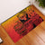 Ia Ora Na Marquesas Islands Rubber Doormat Mata Tiki Marquesan Tattoo LT14 Red - Polynesian Pride