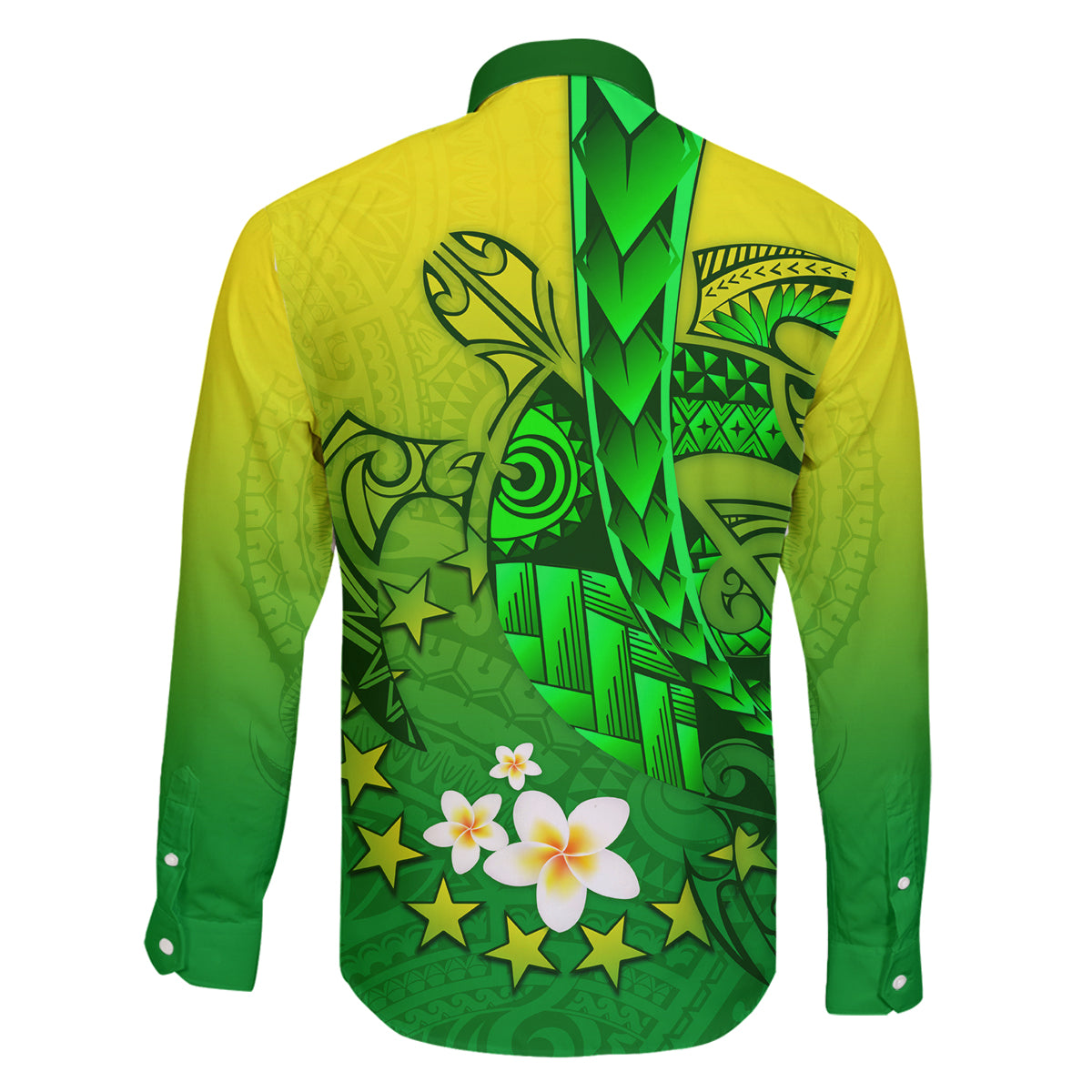 Kia Orana Cook Islands Family Matching Off Shoulder Short Dress and Hawaiian Shirt Kuki Airani Tattoo Pattern With Sea Turtle LT14 - Polynesian Pride