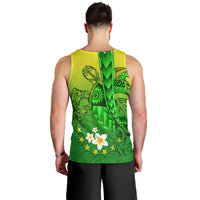 Kia Orana Cook Islands Men Tank Top Kuki Airani Tattoo Pattern With Sea Turtle LT14 - Polynesian Pride
