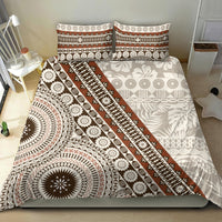 Bula Fiji Bedding Set Fijian Masi Tapa Cloth Vintage Vibes LT14 - Polynesian Pride