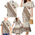 Bula Fiji Family Matching Mermaid Dress and Hawaiian Shirt Fijian Masi Tapa Cloth Vintage Vibes LT14 - Polynesian Pride