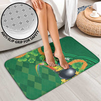 St Patrick's Day Hawaii Bathroom Set Hauoli Maoli Funny Shaka Leprechaun