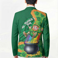 St Patrick's Day Hawaii Blazer Hauoli Maoli Funny Shaka Leprechaun