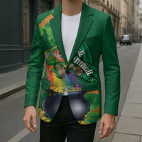 St Patrick's Day Hawaii Blazer Hauoli Maoli Funny Shaka Leprechaun