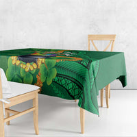 St Patrick's Day Hawaii Tablecloth Hauoli Maoli Funny Shaka Leprechaun