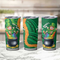 St Patrick's Day Hawaii Tumbler Cup Hauoli Maoli Funny Shaka Leprechaun
