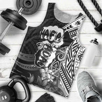 Hafa Adai Guam Discovery Day Men Tank Top Chamorro Latte Stone Hand Black Version
