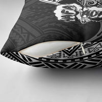 Hafa Adai Guam Discovery Day Pillow Cover Chamorro Latte Stone Hand Black Version