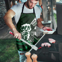 Hafa Adai Guam Discovery Day Apron Chamorro Latte Stone Hand Green Version
