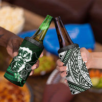 Hafa Adai Guam Discovery Day 4 in 1 Can Cooler Tumbler Chamorro Latte Stone Hand Green Version