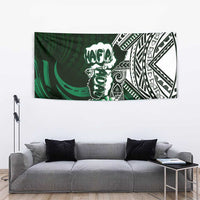 Hafa Adai Guam Discovery Day Tapestry Chamorro Latte Stone Hand Green Version