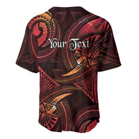 Personalised Polynesia Zodiac Aries Baseball Jersey Galaxy Polynesian Pattern Chest Tattoo Style
