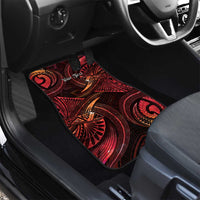 Personalised Polynesia Zodiac Aries Car Mats Galaxy Polynesian Pattern Chest Tattoo Style