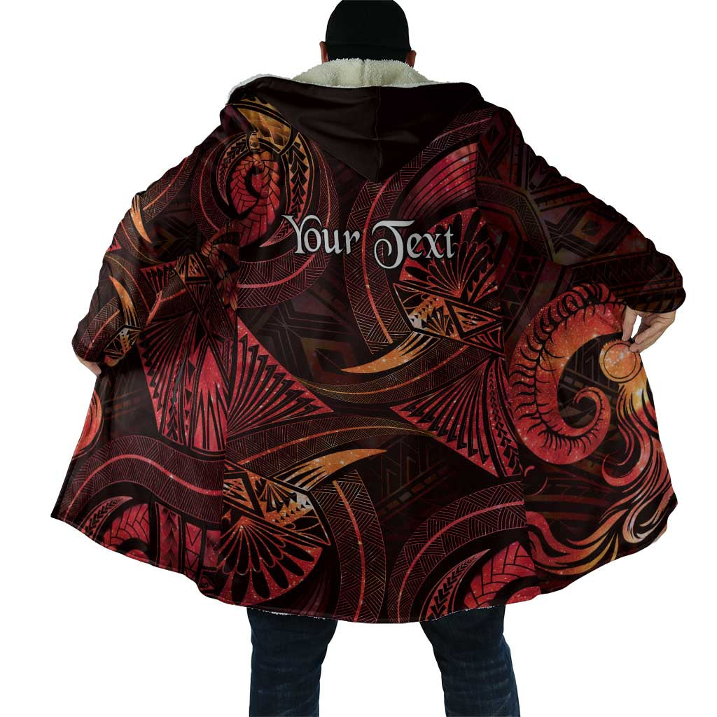 Personalised Polynesia Zodiac Aries Cloak Galaxy Polynesian Pattern Chest Tattoo Style