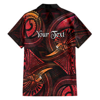Personalised Polynesia Zodiac Aries Family Matching Long Sleeve Bodycon Dress and Hawaiian Shirt Galaxy Polynesian Pattern Chest Tattoo Style