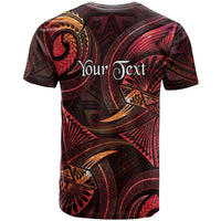 Personalised Polynesia Zodiac Aries T Shirt Galaxy Polynesian Pattern Chest Tattoo Style