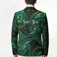 Personalised Polynesia Zodiac Taurus Blazer Galaxy Polynesian Pattern Chest Tattoo Style