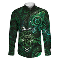 Personalised Polynesia Zodiac Taurus Family Matching Mermaid Dress and Hawaiian Shirt Galaxy Polynesian Pattern Chest Tattoo Style