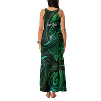 Personalised Polynesia Zodiac Taurus Family Matching Tank Maxi Dress and Hawaiian Shirt Galaxy Polynesian Pattern Chest Tattoo Style