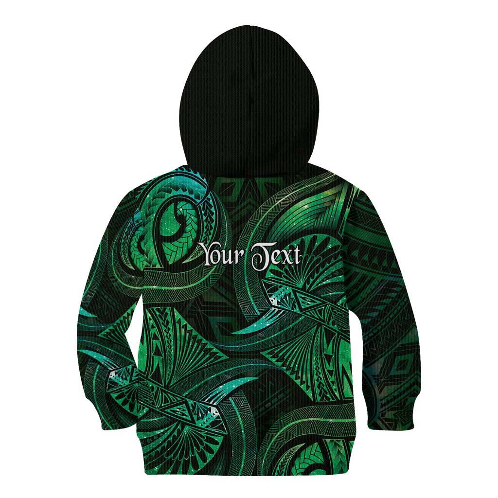 Personalised Polynesia Zodiac Taurus Kid Hoodie Galaxy Polynesian Pattern Chest Tattoo Style