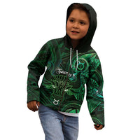 Personalised Polynesia Zodiac Taurus Kid Hoodie Galaxy Polynesian Pattern Chest Tattoo Style
