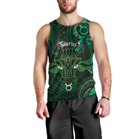 Personalised Polynesia Zodiac Taurus Men Tank Top Galaxy Polynesian Pattern Chest Tattoo Style