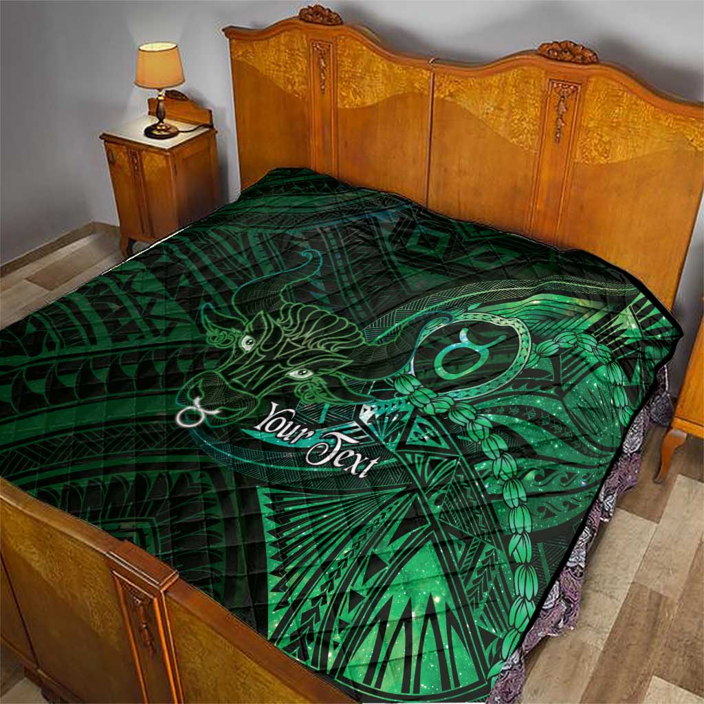 Personalised Polynesia Zodiac Taurus Quilt Galaxy Polynesian Pattern Chest Tattoo Style