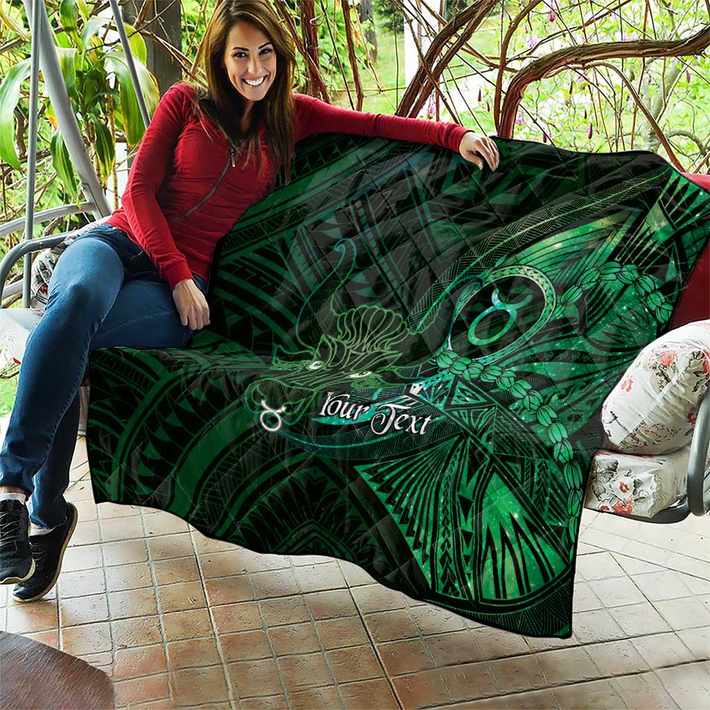 Personalised Polynesia Zodiac Taurus Quilt Galaxy Polynesian Pattern Chest Tattoo Style