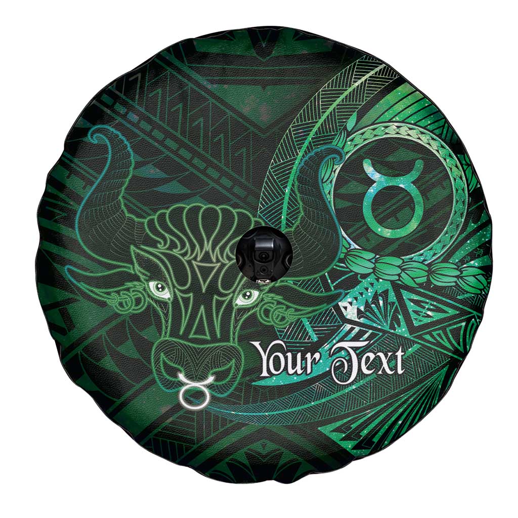 Personalised Polynesia Zodiac Taurus Spare Tire Cover Galaxy Polynesian Pattern Chest Tattoo Style