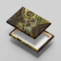 Personalised Polynesia Zodiac Gemini Canvas Wall Art Galaxy Polynesian Pattern Chest Tattoo Style