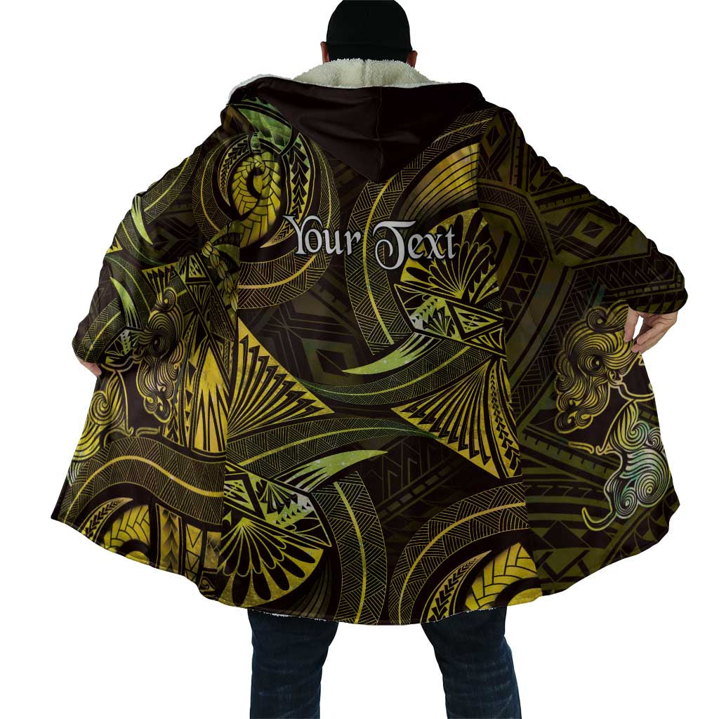 Personalised Polynesia Zodiac Gemini Cloak Galaxy Polynesian Pattern Chest Tattoo Style