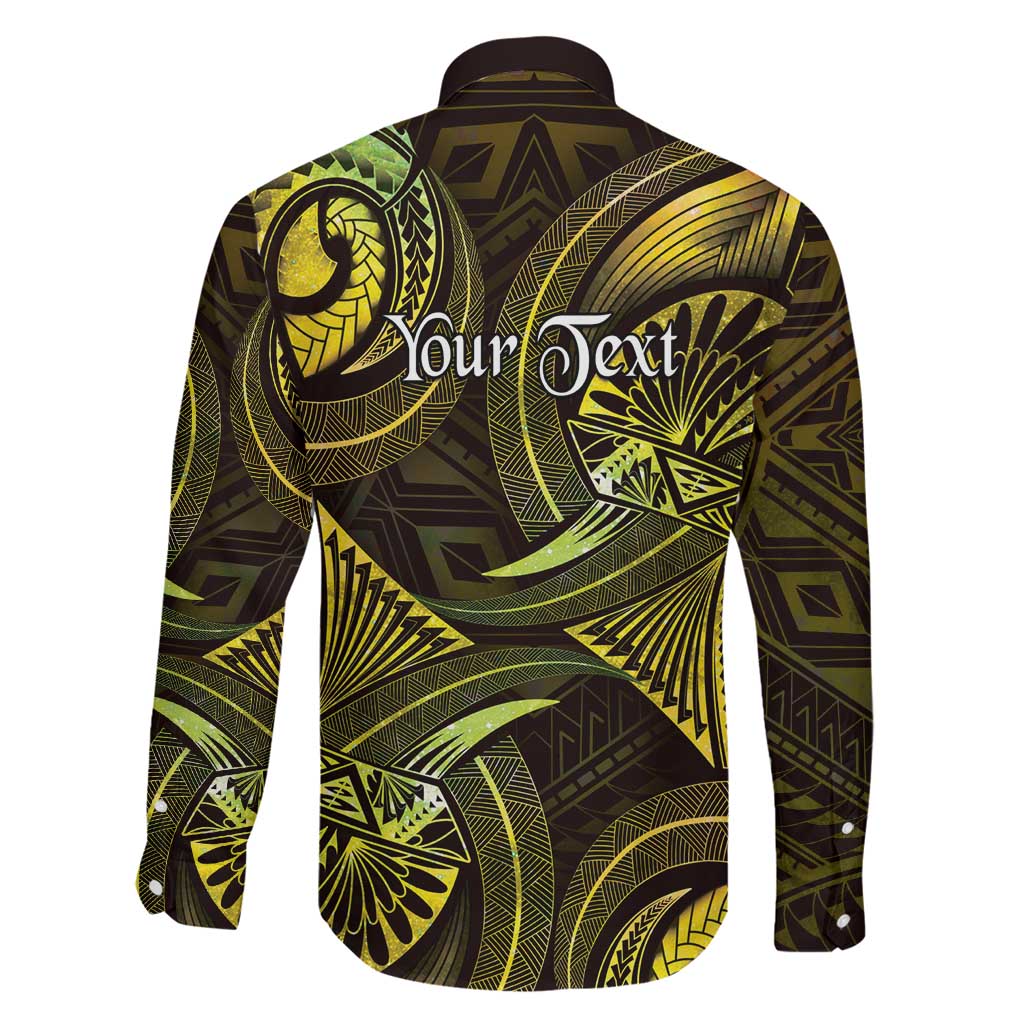 Personalised Polynesia Zodiac Gemini Family Matching Off Shoulder Maxi Dress and Hawaiian Shirt Galaxy Polynesian Pattern Chest Tattoo Style