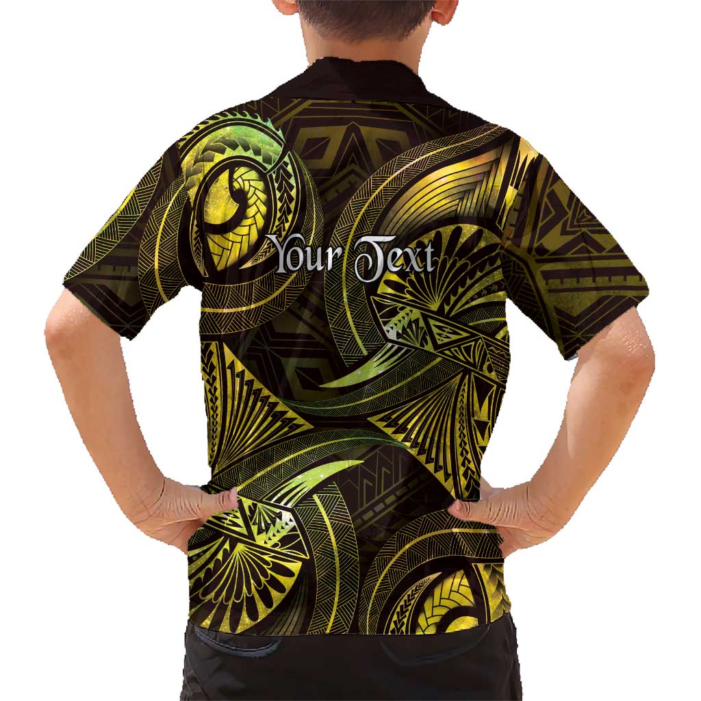 Personalised Polynesia Zodiac Gemini Family Matching Short Sleeve Bodycon Dress and Hawaiian Shirt Galaxy Polynesian Pattern Chest Tattoo Style
