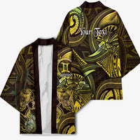 Personalised Polynesia Zodiac Gemini Kimono Galaxy Polynesian Pattern Chest Tattoo Style