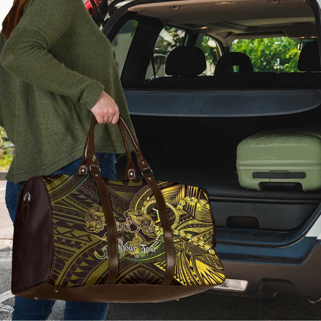 Personalised Polynesia Zodiac Gemini Travel Bag Galaxy Polynesian Pattern Chest Tattoo Style