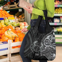 Personalised Polynesia Zodiac Cancer Grocery Bag Galaxy Polynesian Pattern Chest Tattoo Style