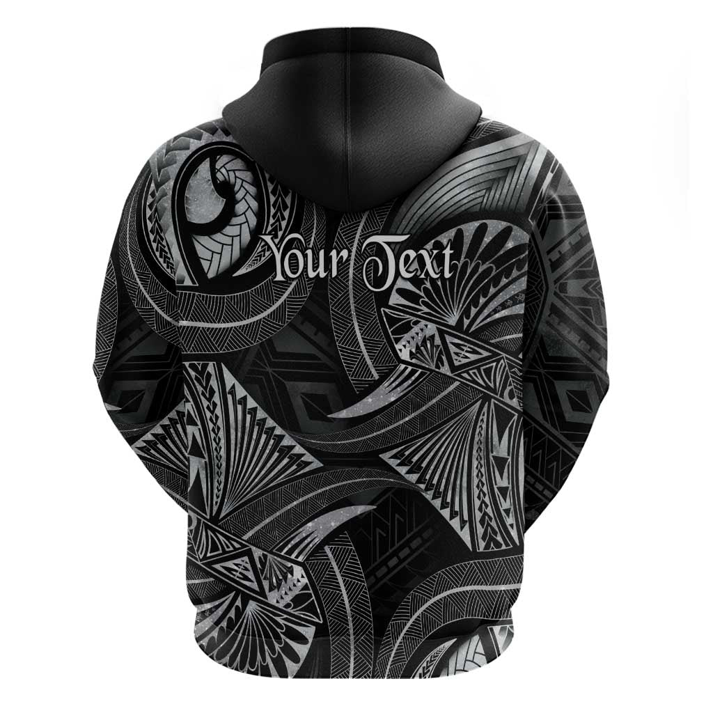 Personalised Polynesia Zodiac Cancer Hoodie Galaxy Polynesian Pattern Chest Tattoo Style