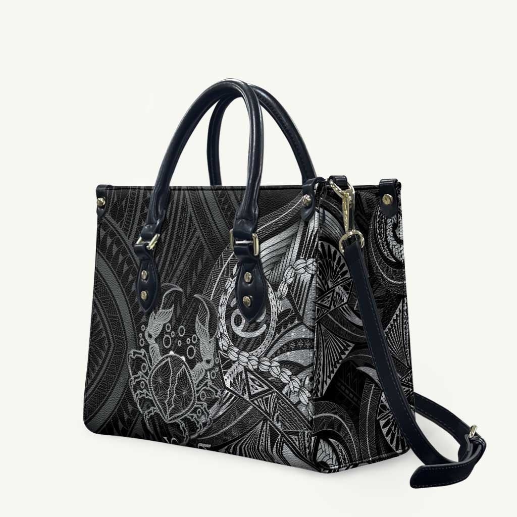 Personalised Polynesia Zodiac Cancer Leather Bag Galaxy Polynesian Pattern Chest Tattoo Style
