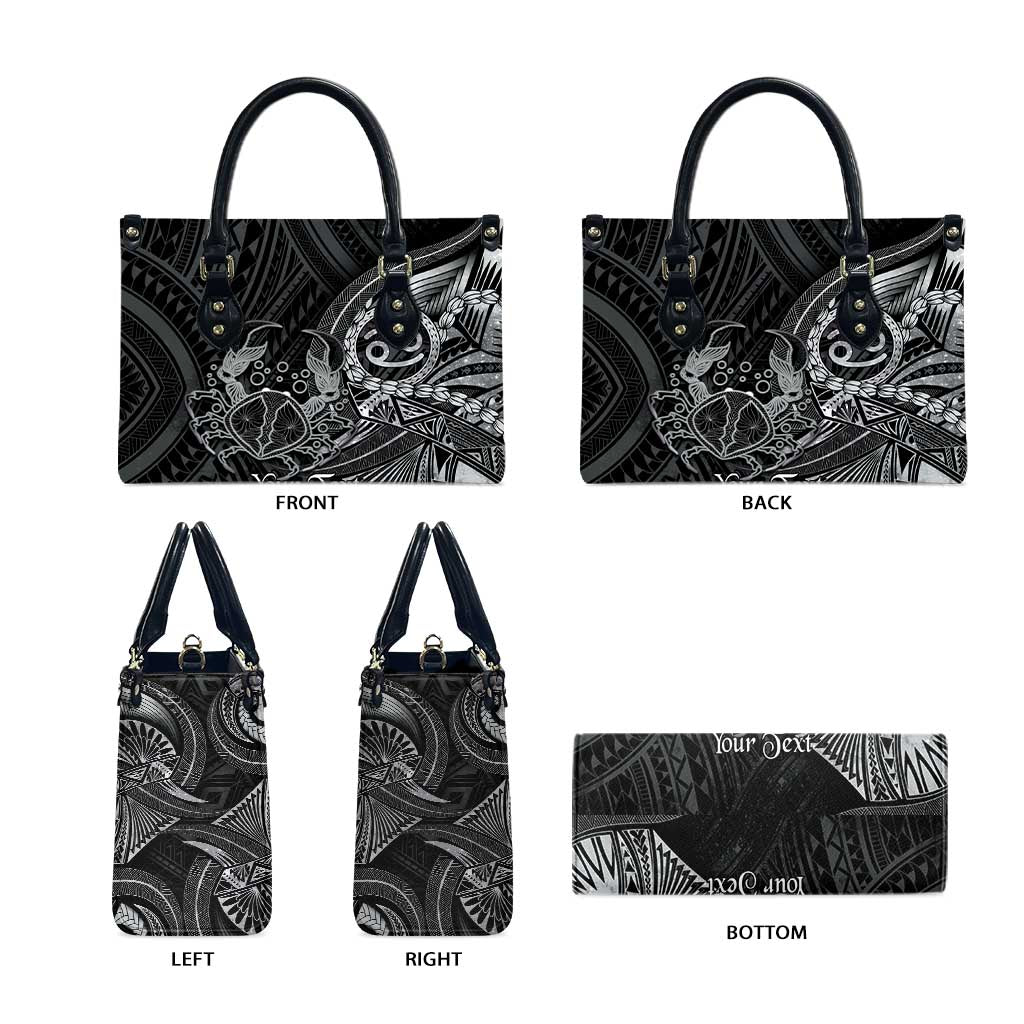 Personalised Polynesia Zodiac Cancer Leather Bag Galaxy Polynesian Pattern Chest Tattoo Style