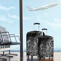 Personalised Polynesia Zodiac Cancer Luggage Cover Galaxy Polynesian Pattern Chest Tattoo Style