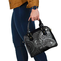 Personalised Polynesia Zodiac Cancer Shoulder Handbag Galaxy Polynesian Pattern Chest Tattoo Style