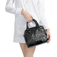 Personalised Polynesia Zodiac Cancer Shoulder Handbag Galaxy Polynesian Pattern Chest Tattoo Style