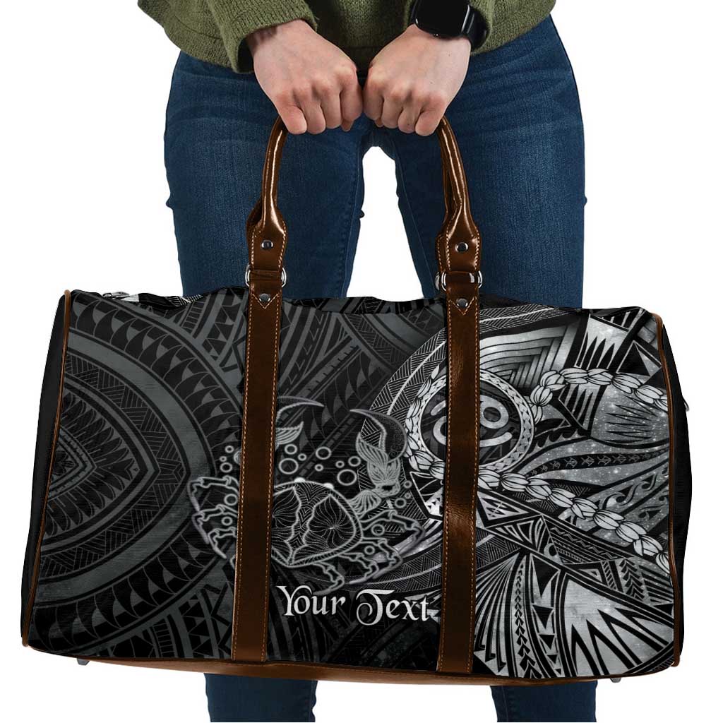 Personalised Polynesia Zodiac Cancer Travel Bag Galaxy Polynesian Pattern Chest Tattoo Style
