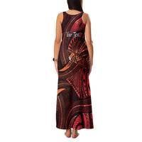 Personalised Polynesia Zodiac Scorpio Family Matching Tank Maxi Dress and Hawaiian Shirt Galaxy Polynesian Pattern Chest Tattoo Style