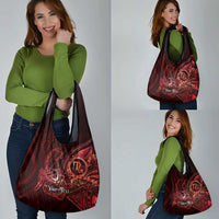 Personalised Polynesia Zodiac Scorpio Grocery Bag Galaxy Polynesian Pattern Chest Tattoo Style