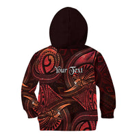 Personalised Polynesia Zodiac Scorpio Kid Hoodie Galaxy Polynesian Pattern Chest Tattoo Style