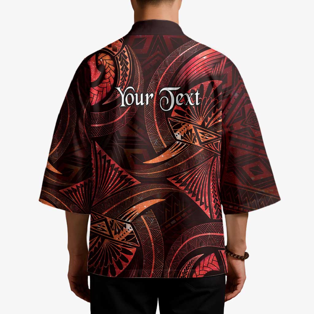 Personalised Polynesia Zodiac Scorpio Kimono Galaxy Polynesian Pattern Chest Tattoo Style