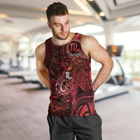 Personalised Polynesia Zodiac Scorpio Men Tank Top Galaxy Polynesian Pattern Chest Tattoo Style