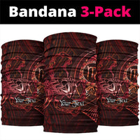 Personalised Polynesia Zodiac Scorpio Neck Gaiter Galaxy Polynesian Pattern Chest Tattoo Style